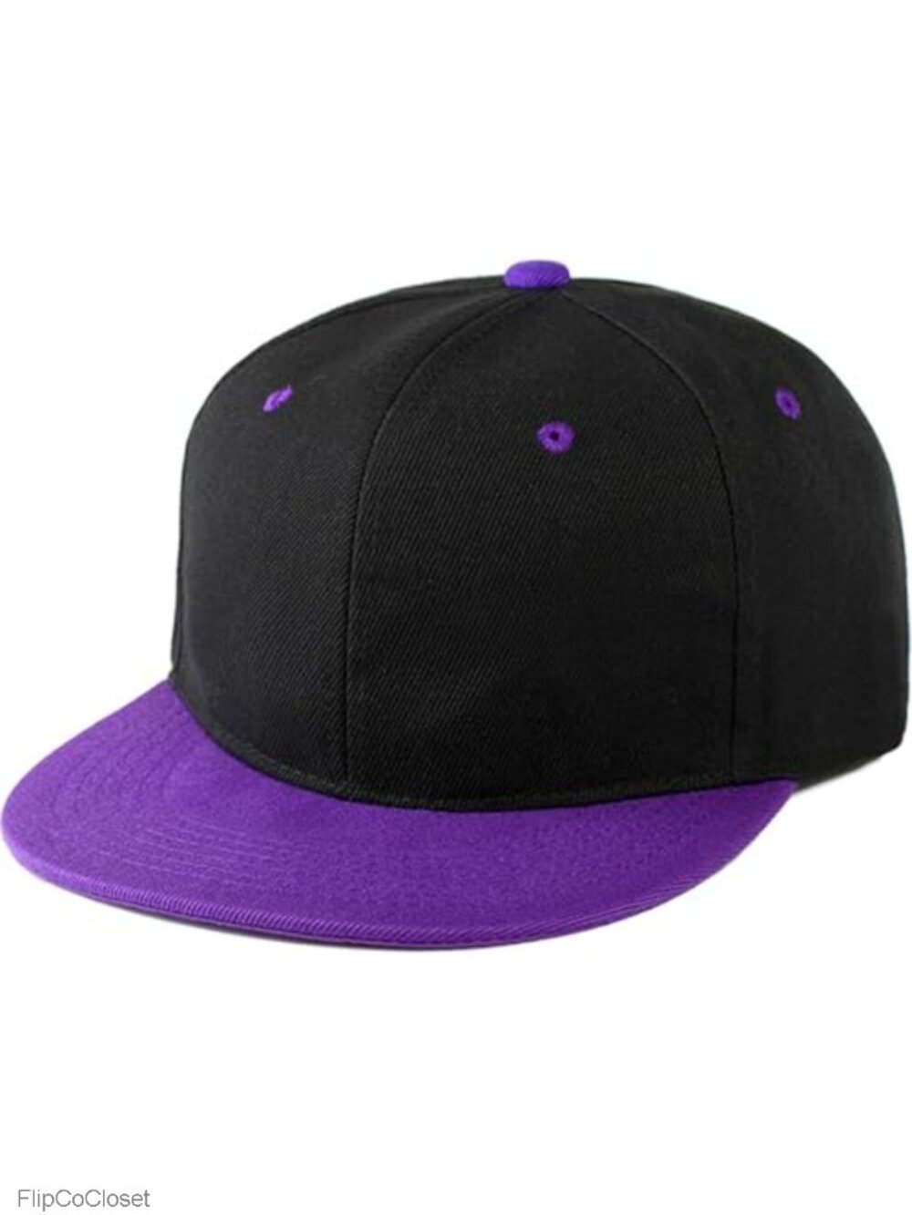 Adjustable Snapback Hat Flat Bill Visor Hip Hop Baseball Cap Breathable